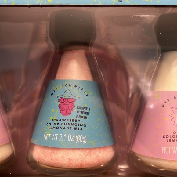NIB Rick and Morty “Get schwifty” color changing lemonade mix set. Cocktail mix - Picture 3 of 8